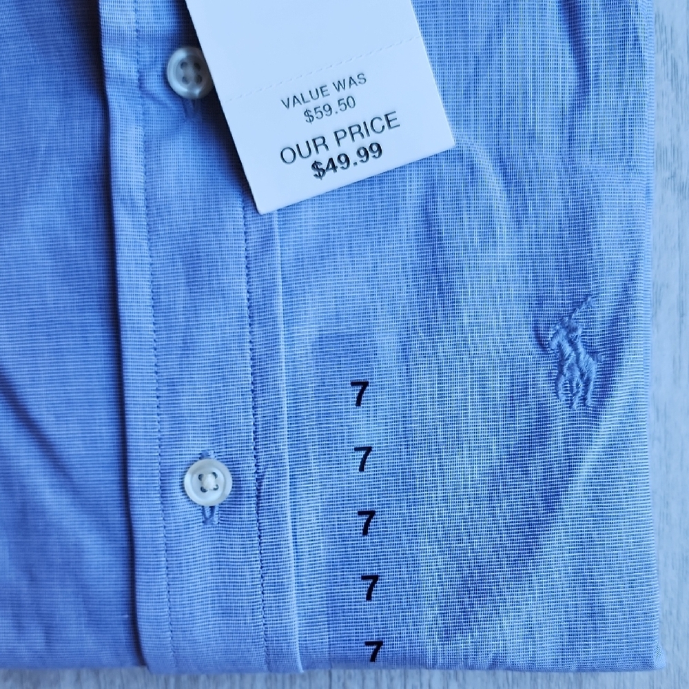 Ralph Lauren Button Down Shirt Nwt - Picture 3 of 3